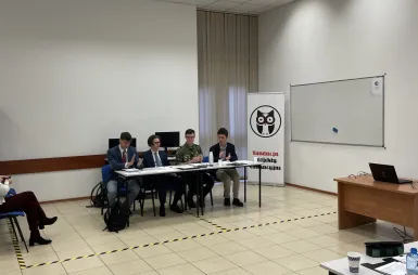 Debata oksfordzka w ramach Kujawsko‑Pomorskiej Ligi Debat na Uniwersytecie WSB Merito Bydgoszcz | 18.12.2025 [GALERIA ZDJĘĆ] | Aktualności | Uniwersytet WSB Merito Bydgoszcz: uczestnicy debaty