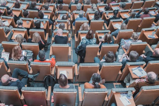 people lecture conference sitting education university