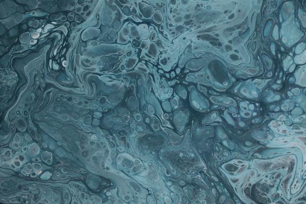 background liquid blue