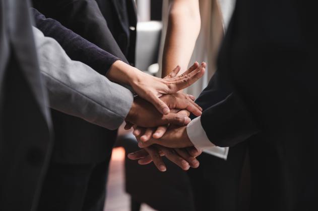 people hands team work