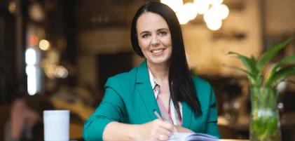 University authorities | WSB Merito Opole University: Dr Justyna Kuświk, prodziekan ds. studenckich 