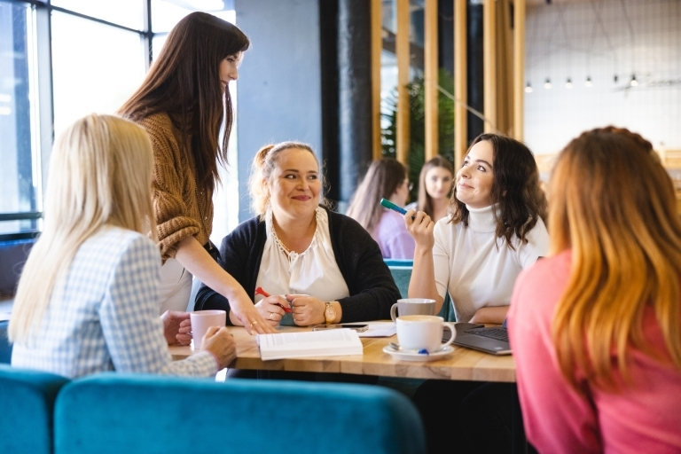 Preparatory language courses for international students | WSB Merito Wrocław University: Group of people at work
