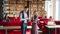 UX Design - projektowanie i rozwijanie produktów cyfrowych wspomagane AI | Studia podyplomowe w Gdańsku | Uniwersytet WSB Merito w Gdańsku: SP uczestnicy rozmowa uczelnia