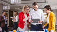 HR Tech. Kompetencje miękkie w erze AI | Studia podyplomowe w Gdańsku | Uniwersytet WSB Merito w Gdańsku: SP uczestnicy praca zespołowa 