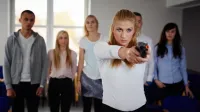 Służby mundurowe i bezpieczeństwo państwa | Studia II stopnia w Gdańsku | Uniwersytet WSB Merito w Gdańsku: Symulacja strzelania