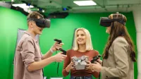 Produkcja audiowizualna w mediach cyfrowych | Studia I stopnia w Gdańsku | Uniwersytet WSB Merito w Gdańsku: Warsztaty w studio z VR przy green screenie