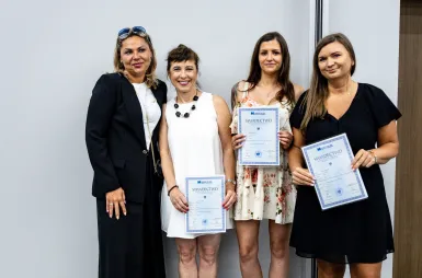 Uroczyste zakończenie studiów podyplomowych 2025/2026 za nami! | Aktualności | Uniwersytet WSB Merito w Gdańsku: zdjęcie