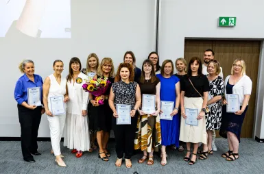 Uroczyste zakończenie studiów podyplomowych 2025/2026 za nami! | Aktualności | Uniwersytet WSB Merito w Gdańsku: zdj