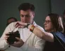 Znakomity czytelnik biblioteki [KONKURS] | Aktualności | Uniwersytet WSB Merito Łódź: Mateusz Ruśkiewicz i menadżer kierunku Izabela Lewandowska