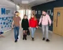 Uniwersytet WSB Merito w Toruniu partnerem II Edycji Trylogii Toruńskich Legend [ZDJĘCIA] | Aktualności | Uniwersytet WSB Merito w Toruniu: czwórka studentów na korytarzu uniwersytetu