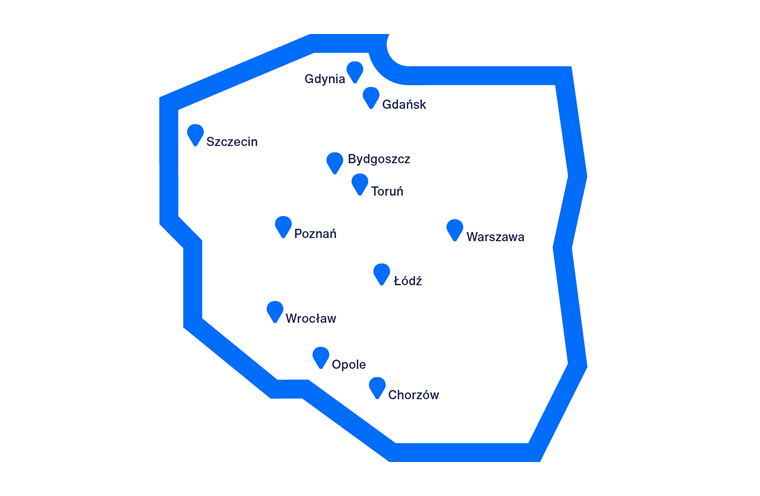 Хто ми | Університети ВСБ Меріто: mapka maista Merito_ mała