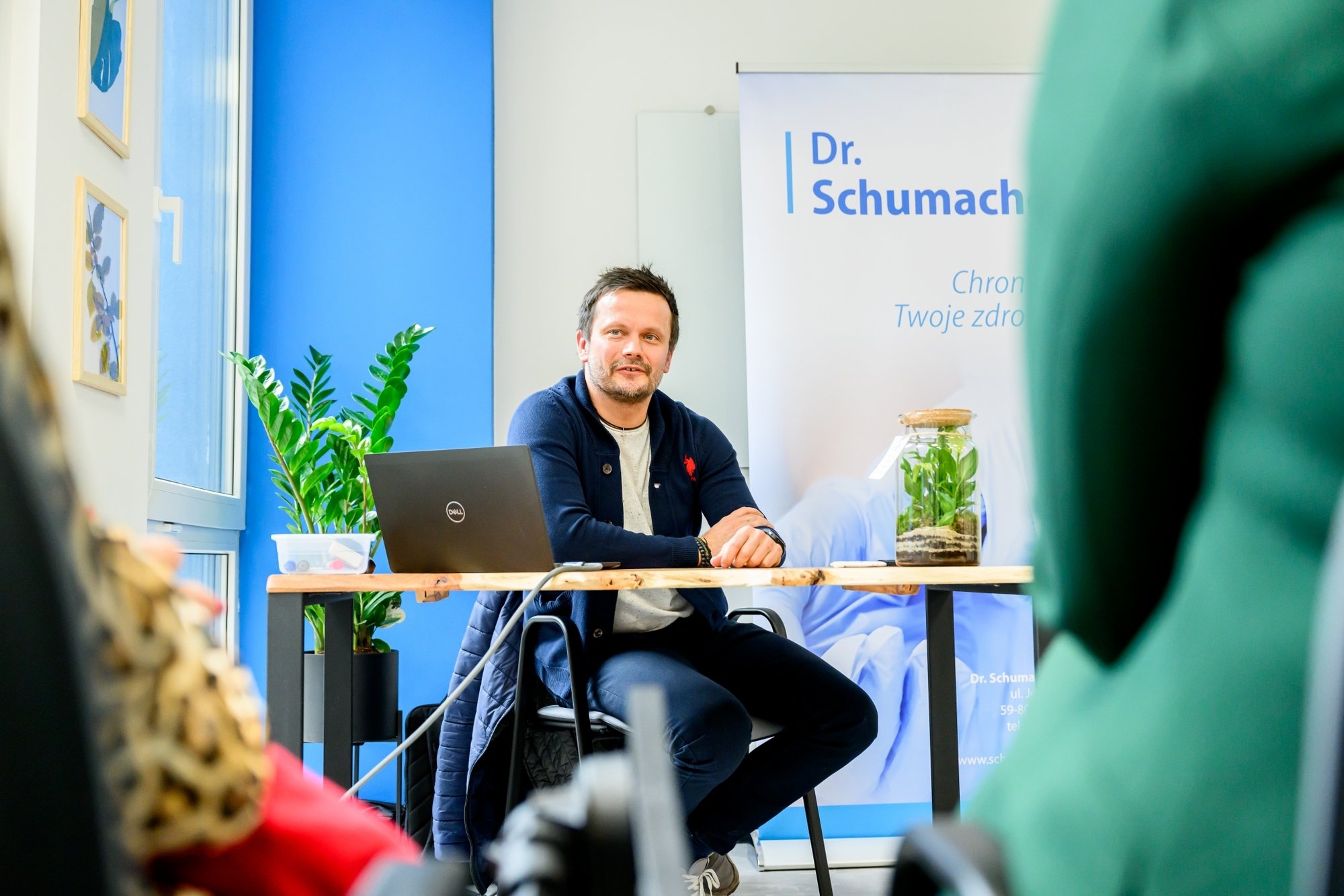 Konrad Kaptur z Dr. Schumacher