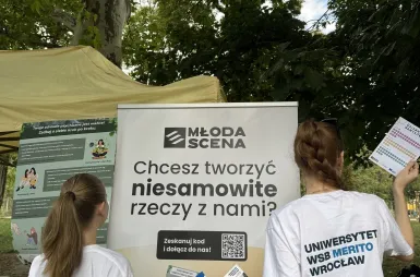 Koło Naukowe Psychologii Loki współpracuje z Fundacją Młoda Scena! | Aktualności | Uniwersytet WSB Merito we Wrocławiu: Koło Naukowe Psychologii Loki